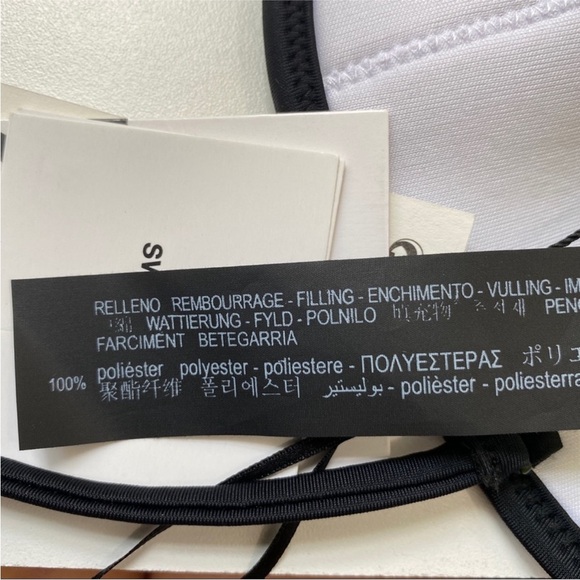 Zara bright neon yellow halter swim top - Picture 4 of 5